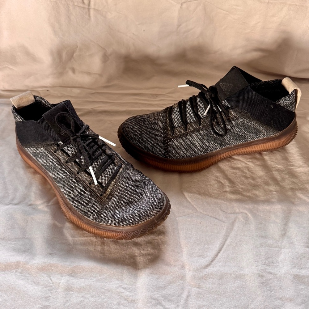 Adidas Boost Black and Gray Sneakers